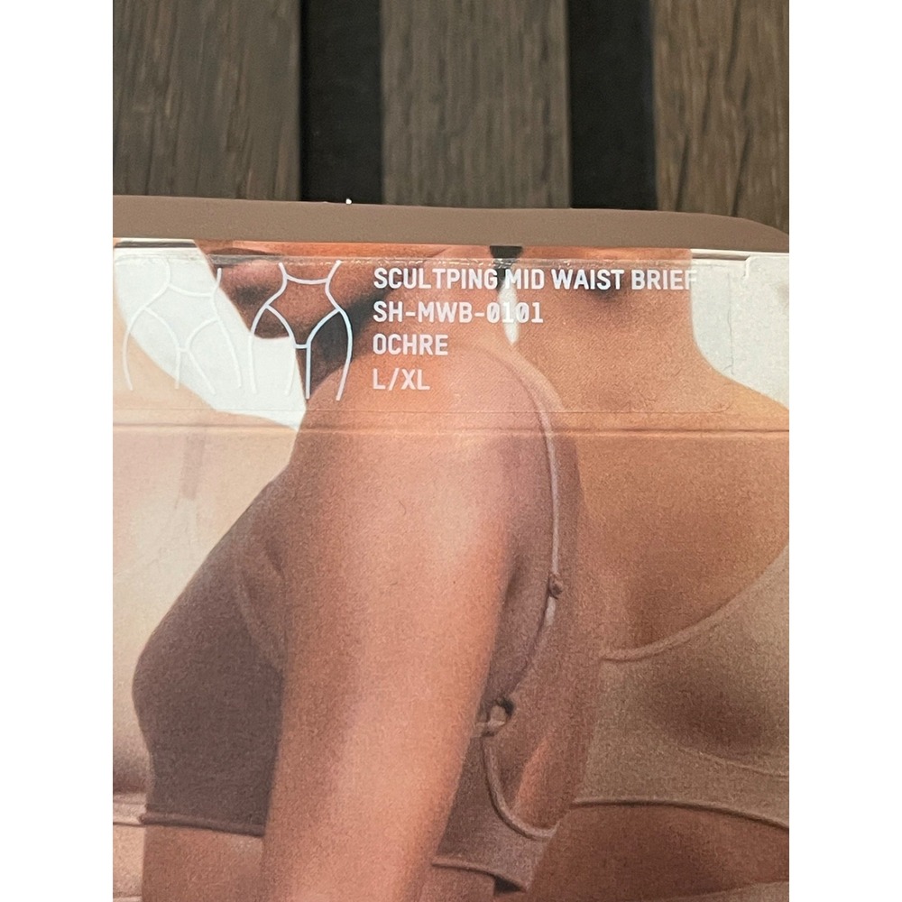 Skims - Sculpting Mid Waist Brief - Ochre - L/XL - NWT in Open Box - Picture 2 of 6